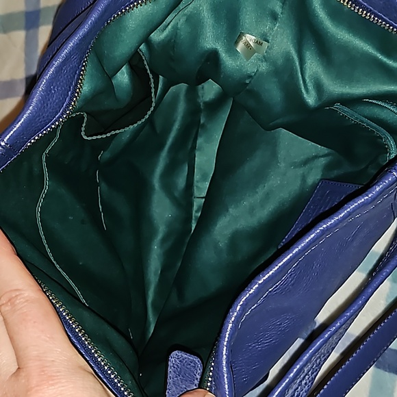 Coach hobo/ crossbody in Navy Blue pebbled leather - Picture 5 of 10